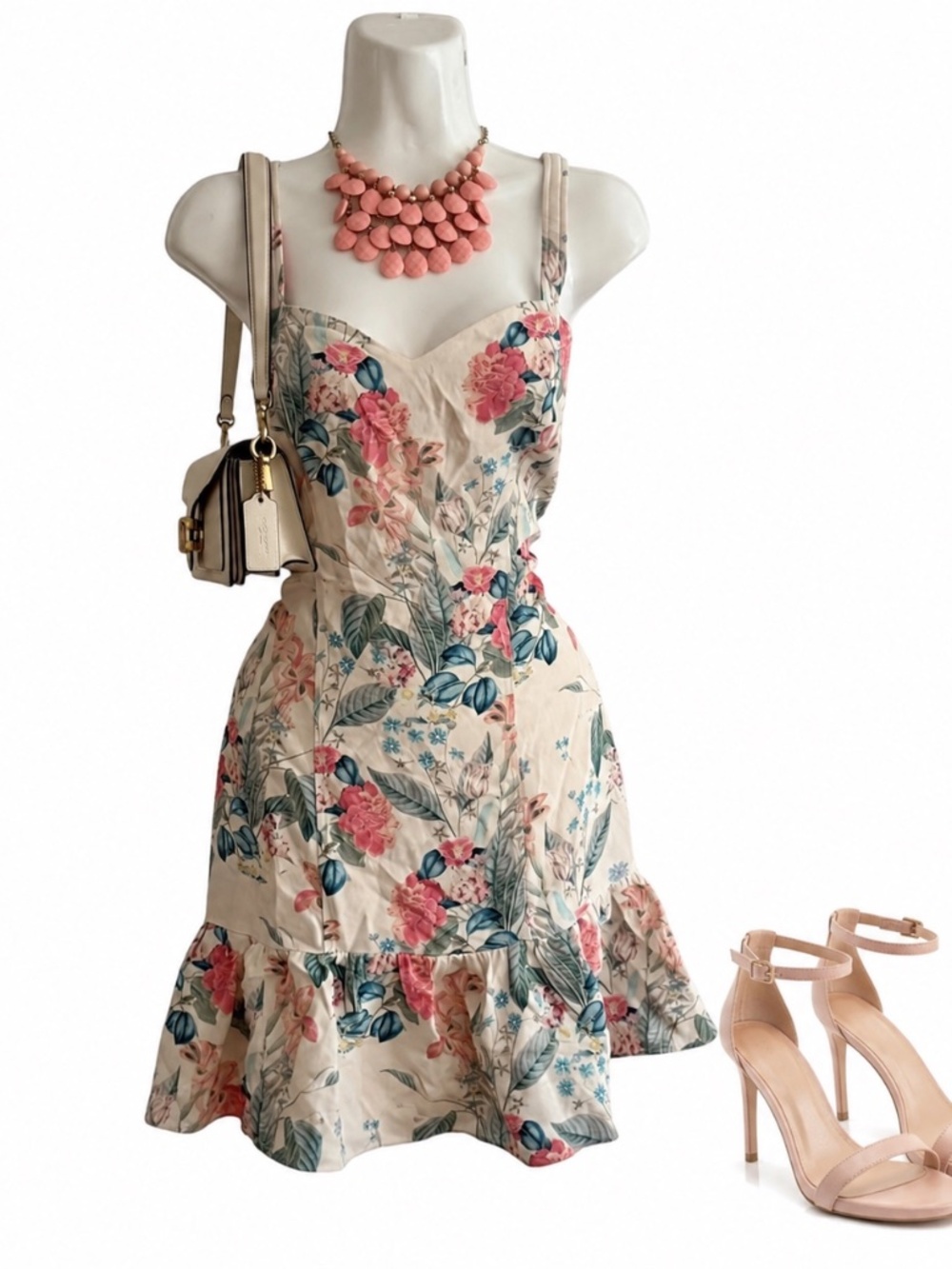 Parker Floral Fit and Flare Dress Size 8